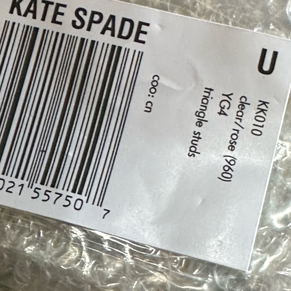 Kate Spade Pearl and Rose Gold Earrings - Picture 3 of 4